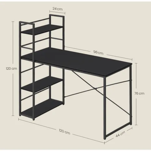 wymiary biurka do nauki Olisso 3X