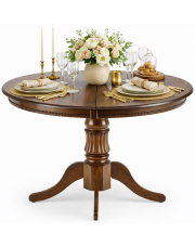 Stół rozkładany ciemny orzech - Spartina w sklepie Edinos.pl