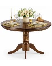 Stół rozkładany ciemny orzech - Spartina w sklepie Edinos.pl