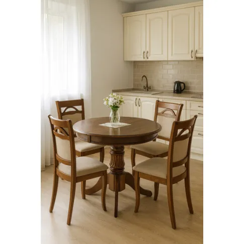 Szczegółowe zdjęcie nr 5 produktu Stół rozkładany ciemny orzech - Spartina