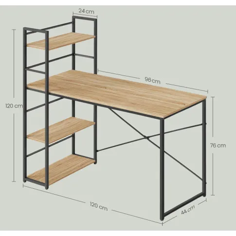 wymiary nowoczesgo biurka od pracy Olisso
