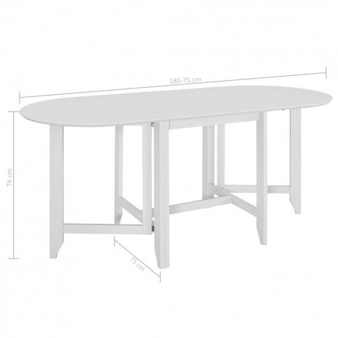 Fotografia Rozsuwany stół do jadalni Nexos – biały z kategorii Stoły