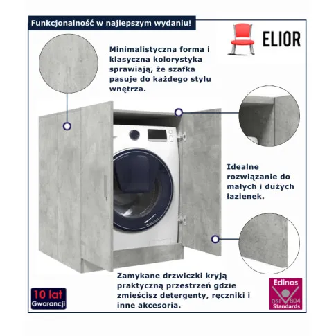 infografika szafki szarosc betonu Wuris