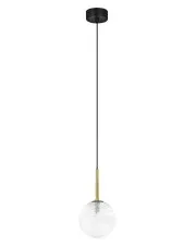 Transparentna lampa wisząca z kloszem - J003-Jokanta w sklepie Edinos.pl
