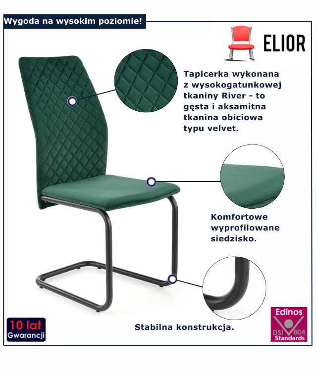 Krzesło do salonu  Toria