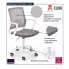 Fotel obrotowy popielaty Rux