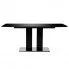 Szczegółowe zdjęcie nr 4 produktu Stół jadalniany z połyskiem Wamis – czarny