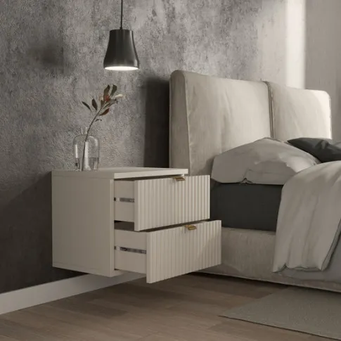 podwieszana szara szafka Milore 6x