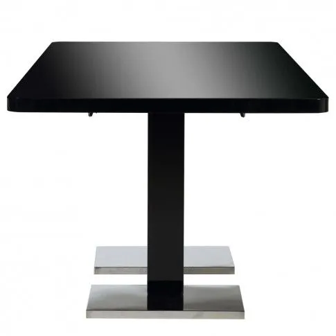 Szczegółowe zdjęcie nr 8 produktu Czarny rozkładany stół - Pables