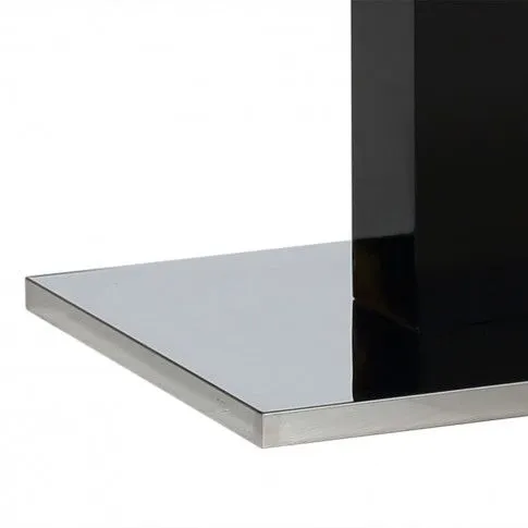 Szczegółowe zdjęcie nr 9 produktu Czarny rozkładany stół - Pables