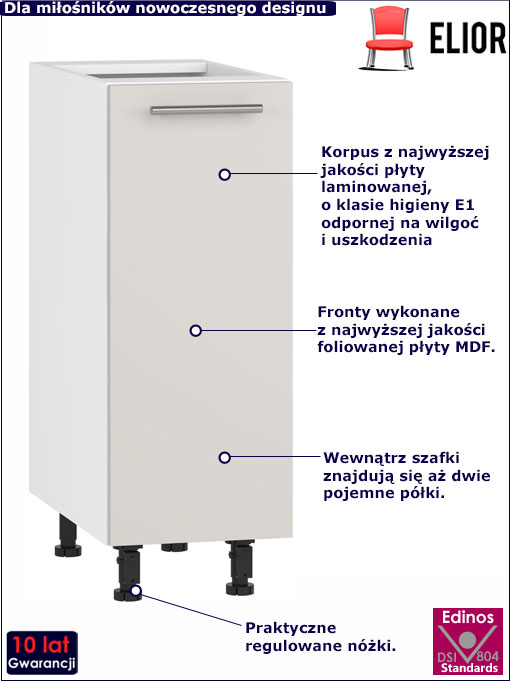 Szafka dolna Mariel 5X kaszmir