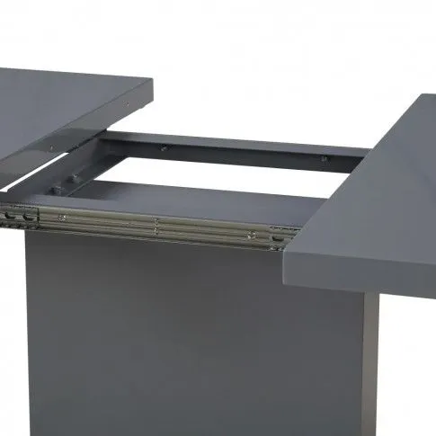 Szczegółowe zdjęcie nr 9 produktu Rozkładany stół jadalniany z MDF Pables – szary