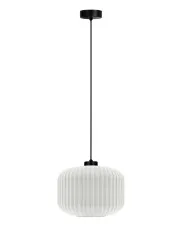Czarno-biała wisząca lampa - J016-Grand w sklepie Edinos.pl
