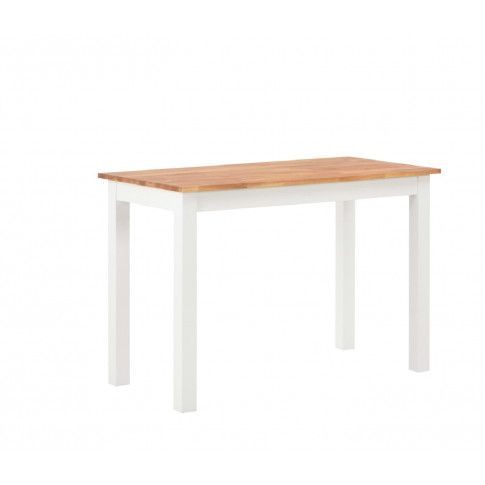Szczegółowe zdjęcie nr 6 produktu Stół z drewna dębowego Erin – biały 