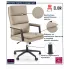 Fotel obrotowy beżowy  do biura Tiriza
