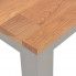 Szczegółowe zdjęcie nr 7 produktu Stół z drewna dębowego Erin – szary 