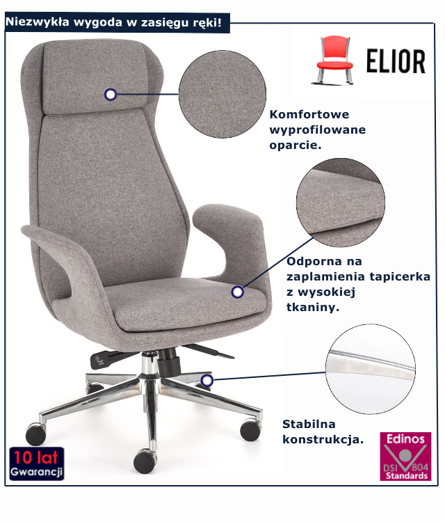 Fotel obrotowy Pammi