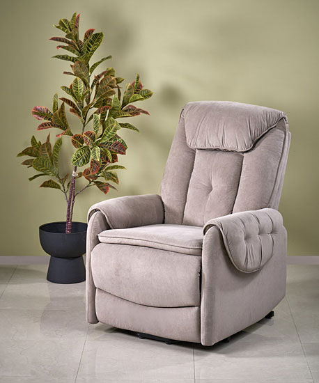 Wizualizacja fotela beżowego Marja