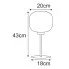 Wymiary lampki nocnej J021-Kostela