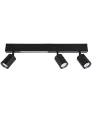 Czarna loftowa lampa sufitowa - K581-Monec w sklepie Edinos.pl
