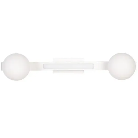 Biała nowoczesna lampa sufitowa - K582-Monec