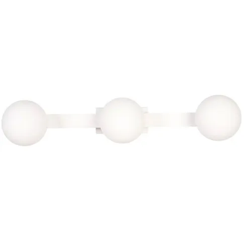 Biała lampa sufitowa - K584-Monec