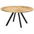 Szczegółowe zdjęcie nr 7 produktu Stół okrągły drewniany Waren 3X – brązowy 