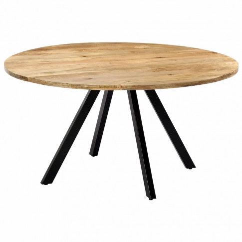 Szczegółowe zdjęcie nr 9 produktu Stół okrągły drewniany Waren 3X – brązowy 