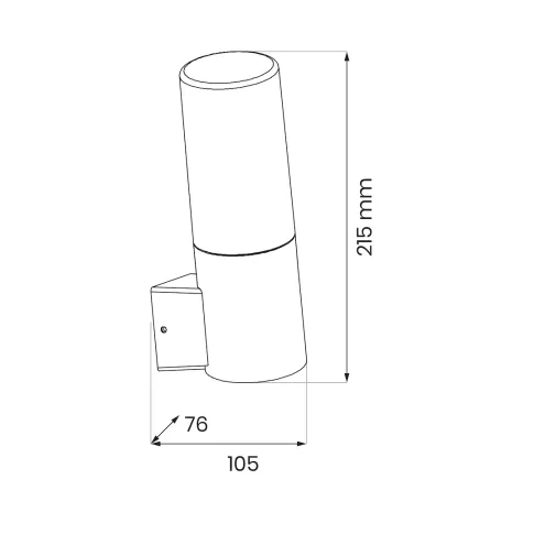 Zdjęcie kinkiet Ogrodowy Harlem 1xE27 KoksownikP44 | Edinos.pl