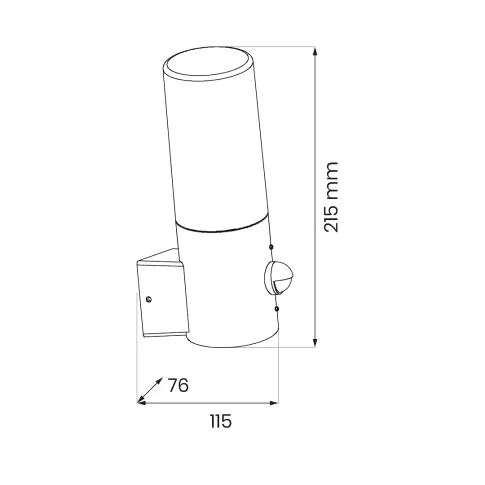 Zdjęcie kinkiet Ogrodowy Harlem 1xE27 IP44 Vogoz | Edinos.pl