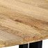 Szczegółowe zdjęcie nr 6 produktu Stół okrągły z drewna Mavin 2X – brązowy 