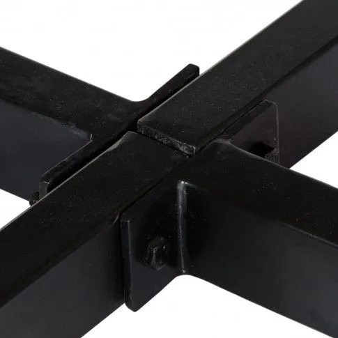 Szczegółowe zdjęcie nr 8 produktu Stół okrągły z drewna Danalo 2X – brązowy