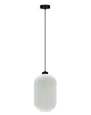 Biała lampa z wiszącym kloszem J023-Perota w sklepie Edinos.pl