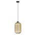 Beżowa lampa z wiszącym ryflowanym kloszem - J023-Ottawa