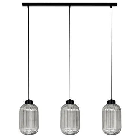 Grafitowa lampa wisząca J024-Perota