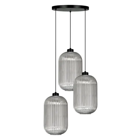 Wisząca grafitowa lampa J025-Perota