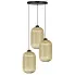 Beżowa wisząca lampa ze szklanymi kloszami - J025-Ottawa