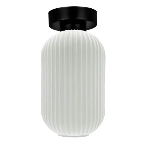 Lampa sufitowa ryflowana biała J028-Perota