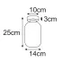 Wymiary lampy sufitowej J028-Perota