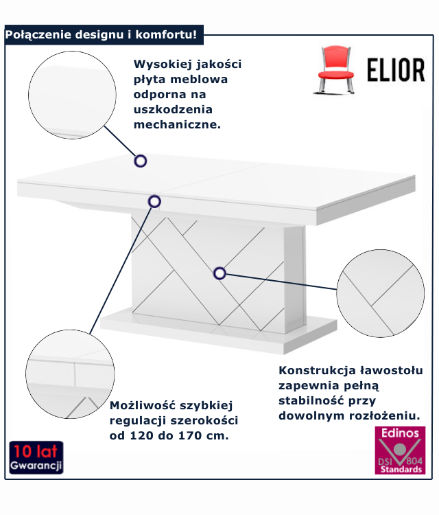 Ławosotół biały Curant 3X