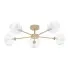 Transparentna lampa sufitowa ryflowana - J031-Losako