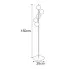 Rysunek techniczny Lampy podłogowej J006-Rusto