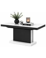 Ława rozkładana biały + czarny - Honna 3X w sklepie Edinos.pl