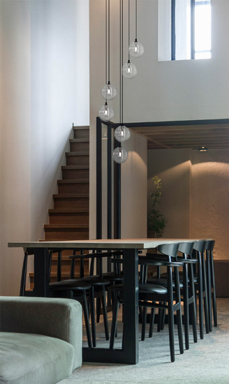 Nowoczesna lampa wisząca grafitowa do salonu J032-Rapson