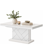 Ława rozkładana kaszmir + biały- Honna 3X w sklepie Edinos.pl