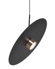 Czarna duża lampa wisząca J035-Revaro w sklepie Edinos.pl