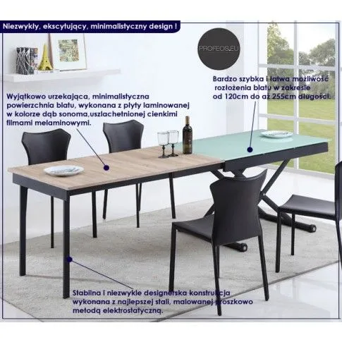 Fotografia Rozkładany stół Savixo z kategorii Stoły