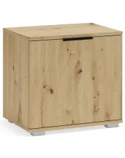 Nowoczesna szafka na buty w kolorze dąb artisan - Riwale 5X w sklepie Edinos.pl