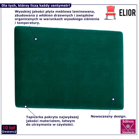 Panel ścienny zielony Riwale 8X