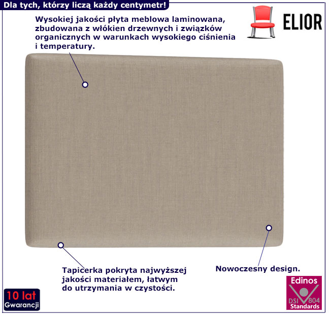 Panel ścienny beżowy Merable 8X